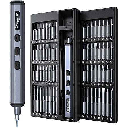 76-in-1 AXTH Electric Cordless Magnetic Precision Screwdriver Set $17.99 + Free Shipping w/ Prime or on $35+