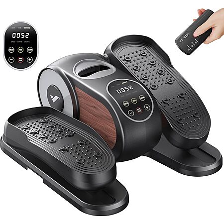 MERACH Under Desk Elliptical Leg Exerciser Machine w/ Remote Control & 12 Adjustable Speed (Black) $59.39 + Free Shipping