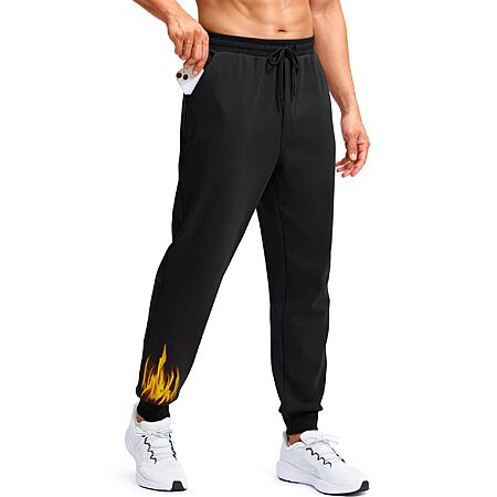 Soothfeel Men's Fleece Joggers Cotton Sweatpants w/ 2 Deep Pockets (size S-XXL, various colors) $9.99 + Free Shipping w/ Prime or on $35+