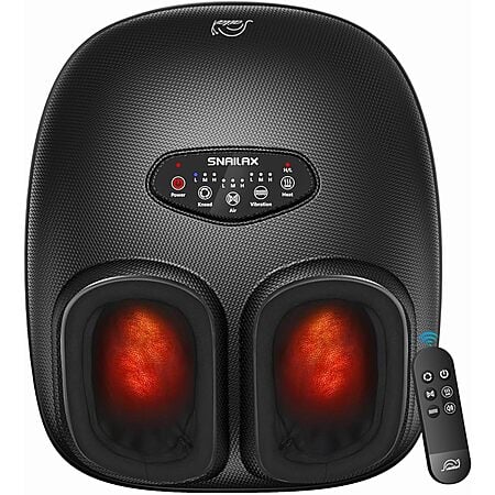 Prime: Snailax Deep Kneading Shiatsu Foot Massager w/ Heat, Compression & Remote $46.19 + Free Shipping