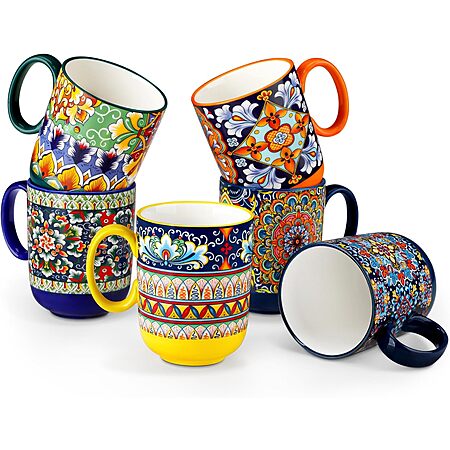 6-Pack 14-Ounce vancasso Bohemian Style Porcelain Coffee Mugs (various) $27.99 + Free Shipping