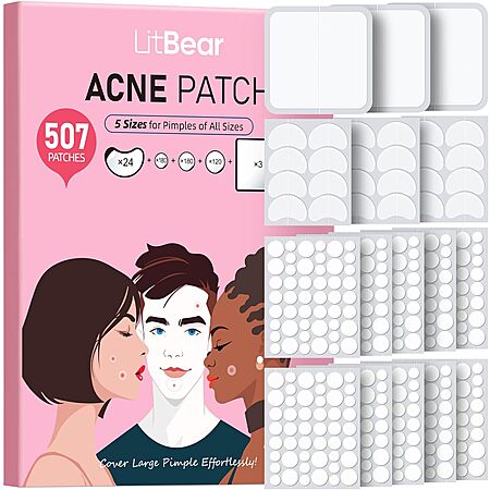 507-Count LitBear Acne Patches (5 Sizes) $4.99 + Free Shipping w/ Prime or on $35+