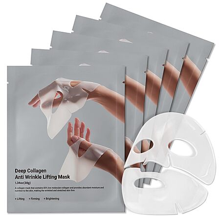 5-Pack RoseMine Deep Collagen Anti-Wrinkle Overnight Facial Mask $5.99 + Free Shipping w/ Prime or on $35+