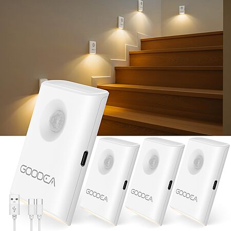66% Off Rechargeable Motion Sensor Night Lights!