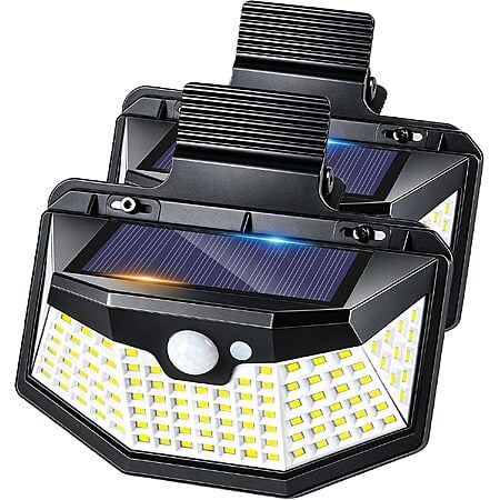 2-Pack Lifengsoler Clip-On Solar Motion Sensor Outdoor Light w/ 3 Modes  $14.99 + Free Shipping w/ Prime or on $35+