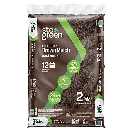 Sta-Green Premium 2-cu ft Brown Mulch one_size | 155000054 $2