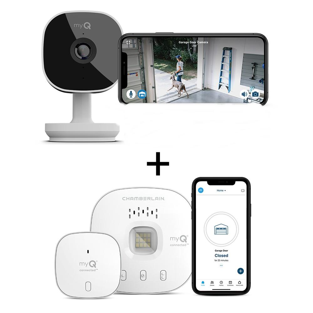 Chamberlain myQ Smart Garage Door Wireless Camera with myQ Smart Garage