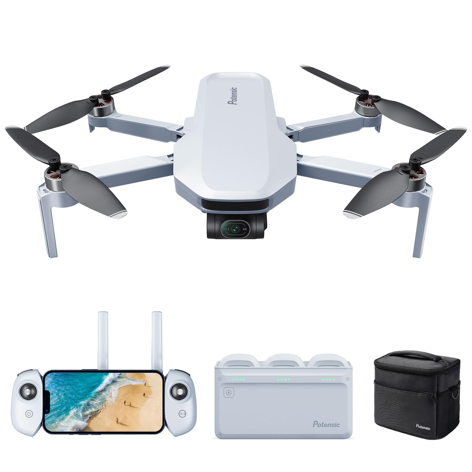 dji mini 3 vs potensic atom 4k