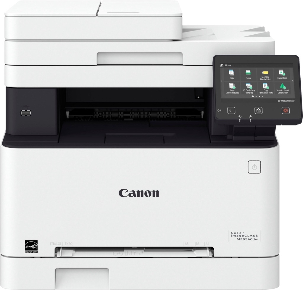 Canon imageCLASS MF654Cdw Wireless Color All-In-One Laser Printer White 5158C005 - $300