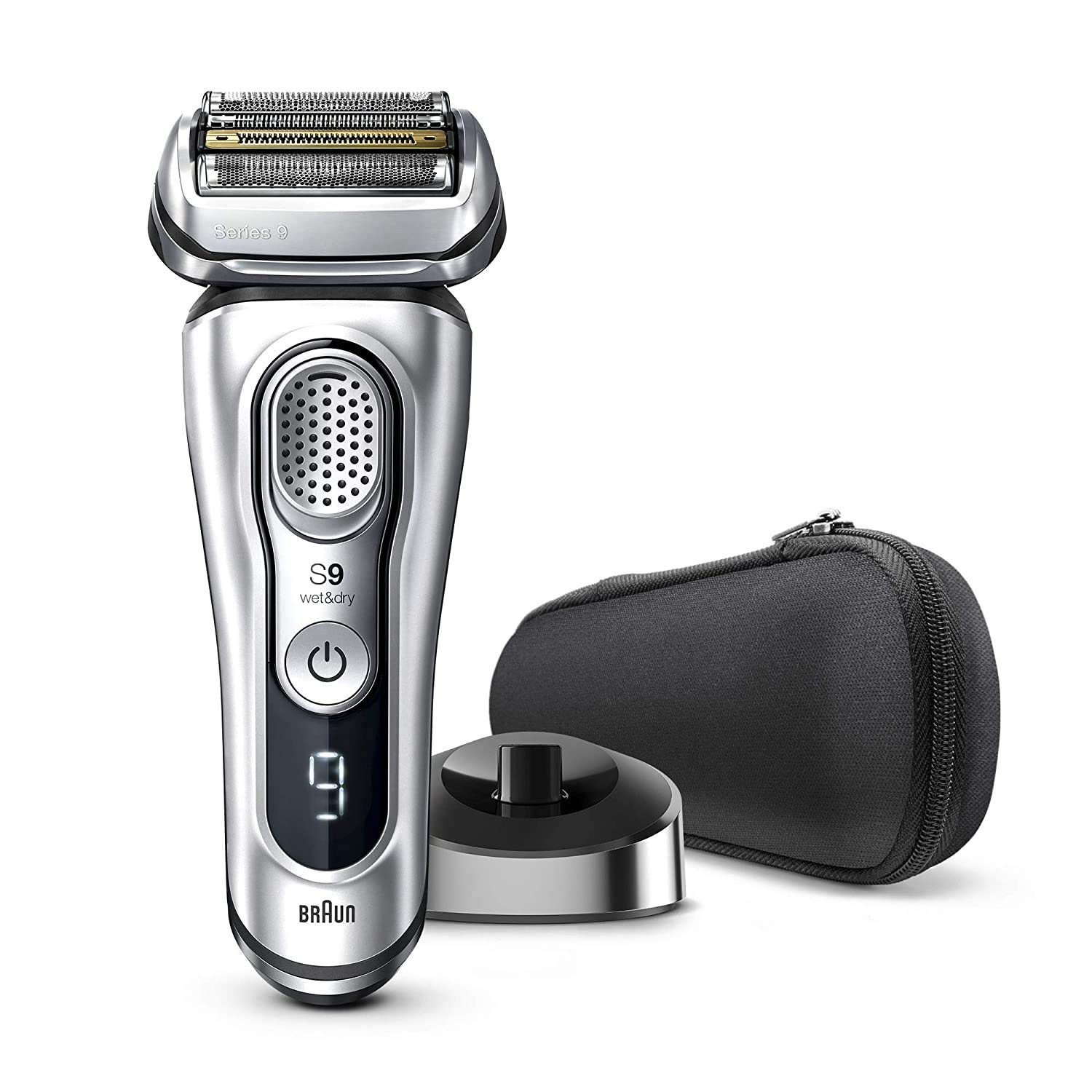 Amazon.com: Braun Electric Razor for Men, Series 9 9330s Electric Shaver, Pop-Up Precision Trimmer, Rechargeable, Wet &amp; Dry Foil Shaver with Travel Case: Beauty $179.94