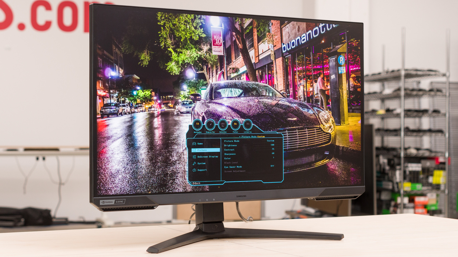 Samsung - 27” Odyssey QHD IPS 165 Hz 1ms 1440p gaming monitor