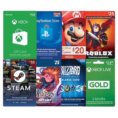 BOGO 10% Off Gaming Gift Cards