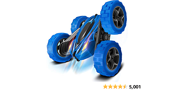 Remote Control Car RC Cars - Drift High Speed Off Road Stunt Truck, Race Toy with 2 Rechargeable Batteries, 4 Wheel Drive, Cool Birthday Gifts for Boys Age 6 7 8 9 10 11  - $17.99