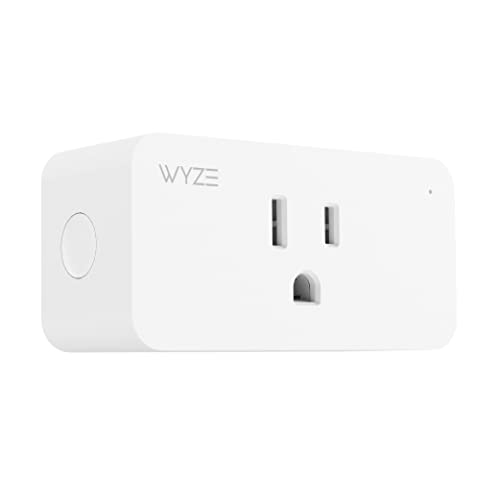 Wyze Plug, 2.4GHz WiFi Smart Plug, Works with Alexa, Google Assistant, IFTTT, No Hub Required $8.3