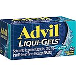 Advil Liqui-Gels 160 ct $9.65