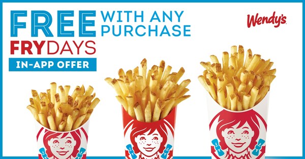 Free fries Wendys (fridays)