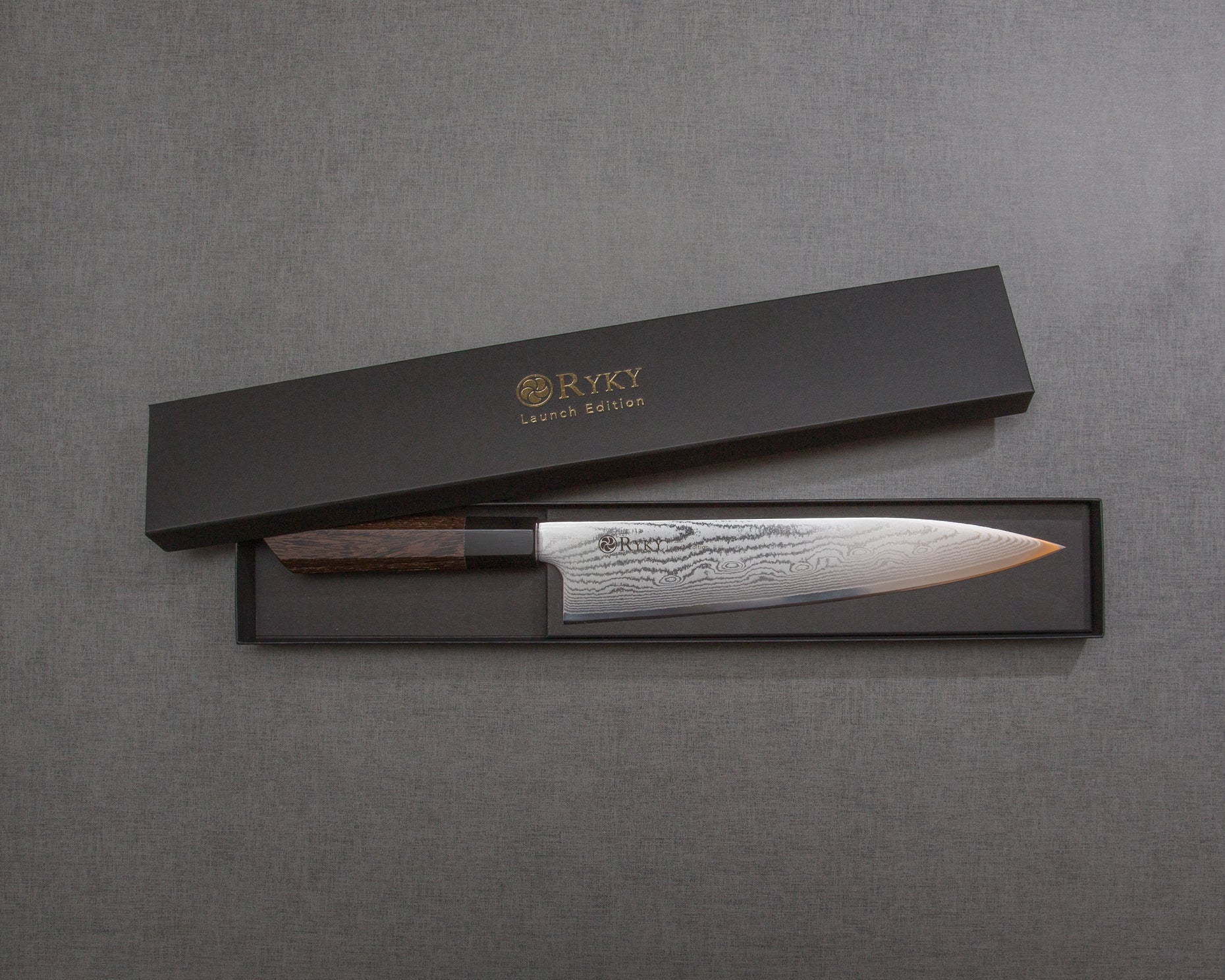 "Burrfection Knife" Ryky VG10 63-Layers Damascus 240mm Gyuto