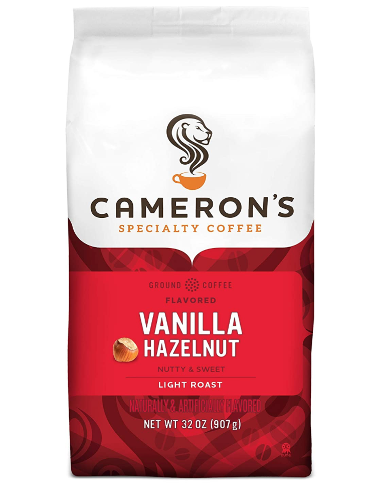 Cameron's Vanilla Hazelnut Ground Coffee 32oz is $7.98 Amazon Subscribe and Save