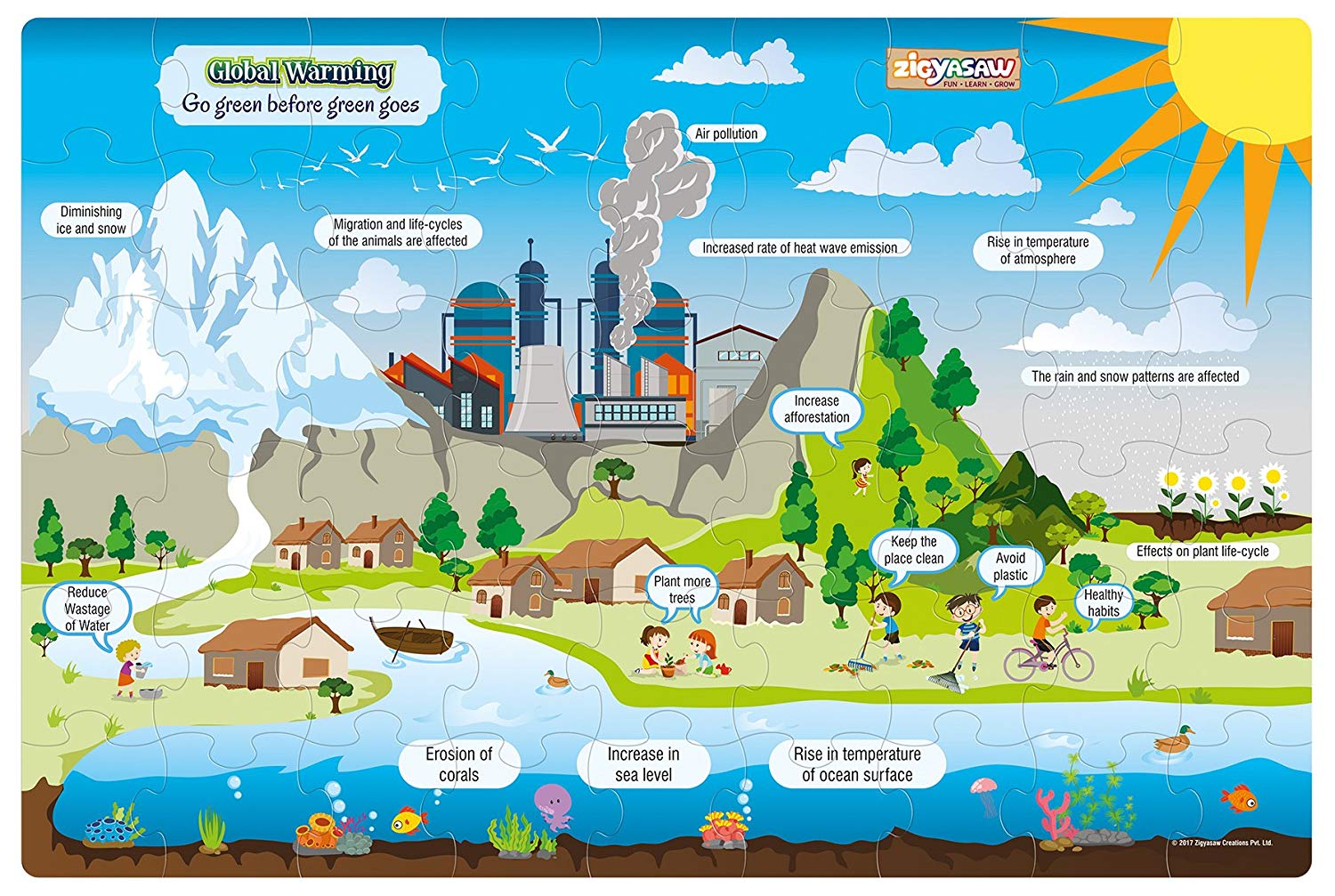 ZiGYASAW via Amazon Various Jumbo Floor Puzzles $14.21