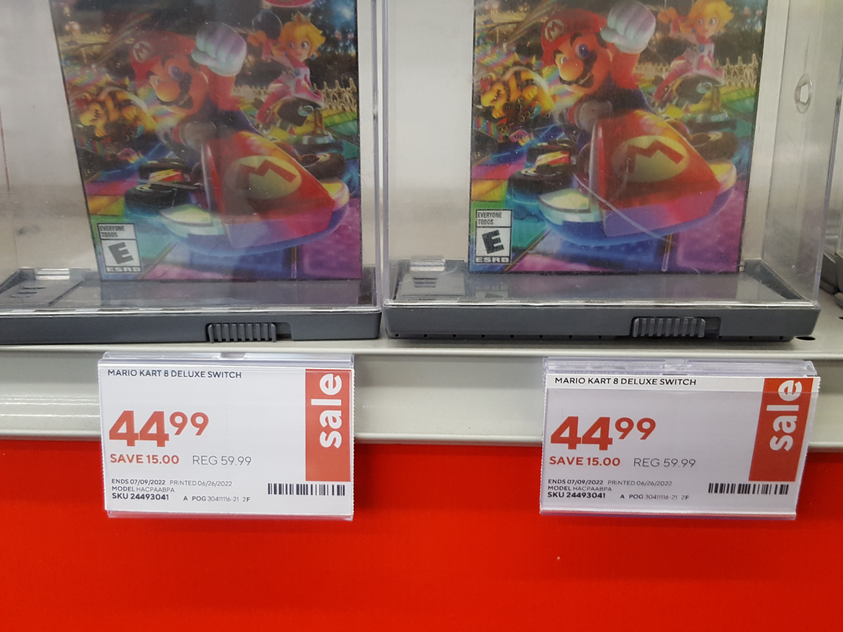 Mario Kart 8 Deluxe (Nintendo Switch) - $44.99 @ Staples B&M (YMMV)