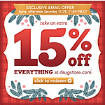 15% Off Almost Everything at Drugstore.com