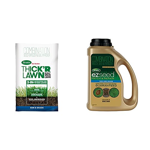Scott's Turf Builder Thick'R Lawn 40lb + EZ Seed Patch repair $35.56 at Amazon