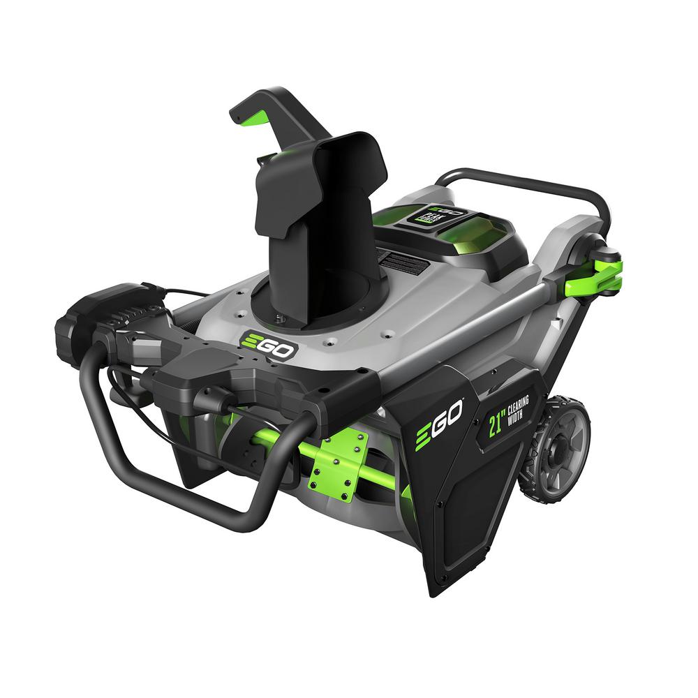Ego Reconditioned 21 In 56v Lith Ion Cordless Electric Single Stage Snow Blower Two 5 0 Ah Batteries And Charger Included 419 30