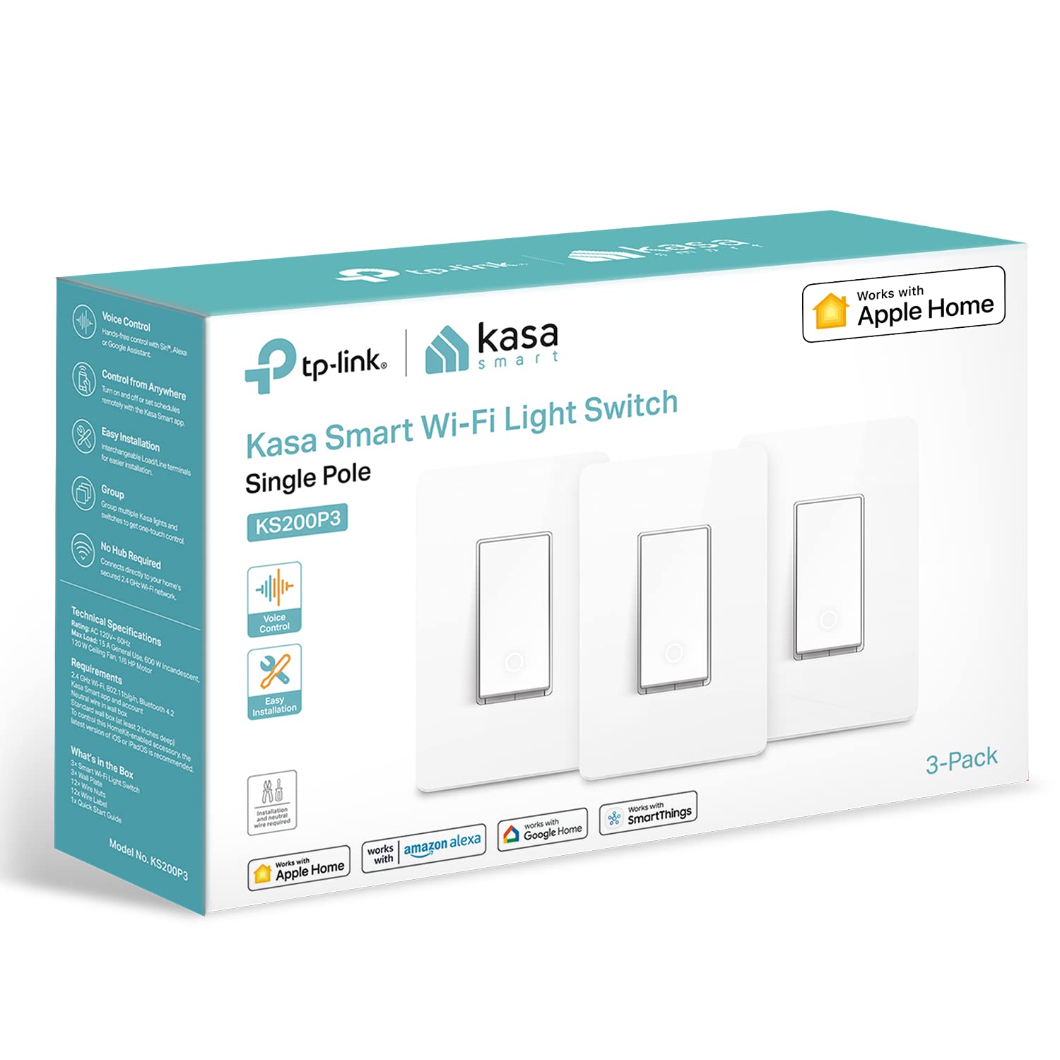kasa light switch homekit