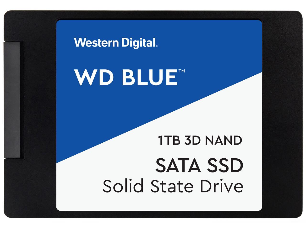 Newegg WD Blue 3D NAND 1TB Internal SSD - SATA III 6Gb/s 2.5"/7mm Solid State Drive - WDS100T2B0A $91  Free shipping