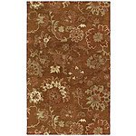RUG : Kaleen Magi Collection Rose Of Lebanon 5'X7' Copper 50% OFF + Free Shipping + No Tax + Free Rug Pad : Final Price $249.50