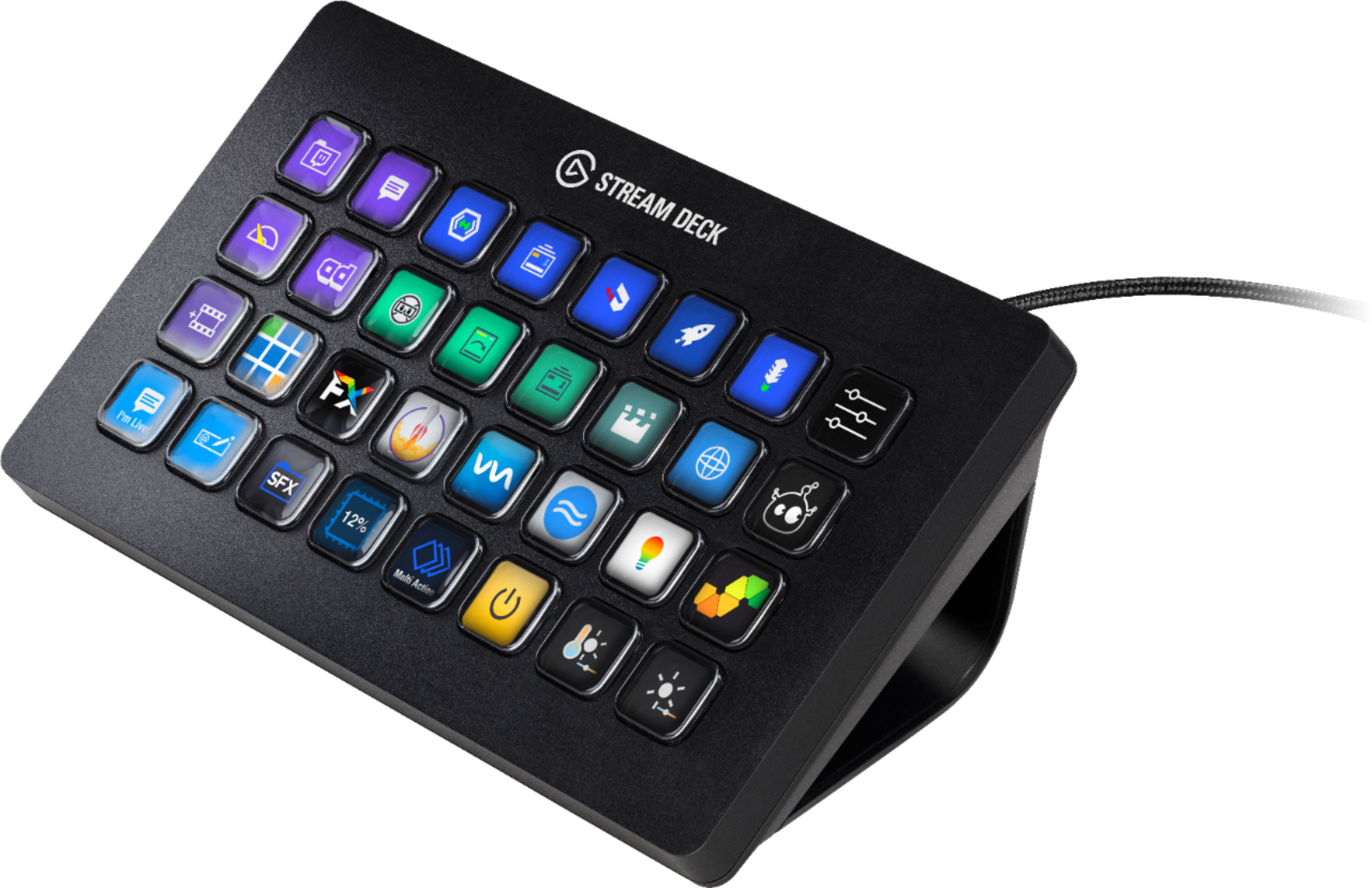 Elgato Stream Deck XL32-Hot Keys Wired Keypad w/ Back Lighting $219.99 + Free Shipping