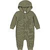 Gerber Unisex Baby Boys' and Baby Girls' Hooded Romper (Grey Heather or Olive $6.79 + Free S/H w/ Prime or on $35+