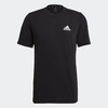 adidas Men's AEROREADY Designed to Move Feelready Sport Tee (Black) $8 + Free Shipping