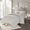 Madison Park Laetitia 100% Cotton Duvet Set w/ Chenille Tufted Medallion Design Comforter Cover + Matching Shams $53.53 + Free S/H