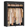 59&amp;quot; SONGMICS Portable Closet Wardrobe Storage Organizer (Black or Gray) $29.XX + Free Shipping