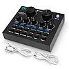 Pyle PKSCRD208 Bluetooth Mini Audio Interface Podcast Mixer $20.93 + Free Shipping w/ Prime or on $35+