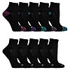 10-Pack Fruit of the Loom Women's Everyday Soft Cushioned Ankle Socks  (3 colors)  $7.70 ($0.77/ea) + Free Shipping w/ Prime or on $35+