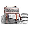 Fit &amp;amp; Fresh Foundry Extra Large Insulated Lunch Box (Steel Gray) $12.49 + Free Shipping w/ Prime or on $35+