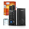 Philips WiFi Smart Door Lock Keyless Entry Deadbolt (Matte Black) $84.99 + Free S/H