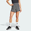 adidas Women's Pacer Training 3-Stripes Woven High-Rise Shorts (Grey/White) $7.20 + Free Shipping