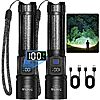 2-Pack TrixHub Rechargeable Flashlights w/ 5 Modes $16.79 ($8.40/ea) + Free Shipping w/ Prime or on $35+