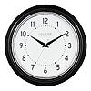 9.5&amp;quot; LaCrosse Diner Quartz Clock (Black) $8 + Free Shipping w/ Prime or on $35+