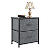 20&amp;quot; Sweetcrispy Nightstand w/ 2 Storage Drawers (Grey) $14.99 + Free Shipping w/ Prime or on $35+