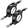 2-Pack 4' 100W YTLUSN Retractable USB C to USB C 5A Fast Charging Cable $4.99 ($2.50/ea) + Free Shipping w/ Prime or on $35+