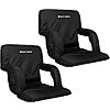 2-Pack Home-Complete Stadium Seat Chair Bleacher Cushions w/ Padded Back Support, Armrests, 6 Reclining Positions &amp;amp; Portable Carry Straps $44.57 + Free S/H