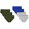 7-Pack Amazon Essentials Mens Cotton Jersey Brief Underwear (Small, Dark Olive/Royal Blue/Grey Heather) $9.75 + Free Shipping w/ Prime or on $35+