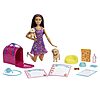Barbie Pup Adoption Doll &amp;amp; Accessories Set Toy (Purple Dress) $10 + Free Shipping w/ Prime or on $35+