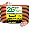 25' GoGreen Power 14/3 SJTW Outdoor Extension Cord (Orange) $11.25 + Free Shipping w/ Prime or on $35+