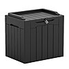 31-Gallon Greesum Resin Storage Weatherproof &amp;amp; UV Resistant Outdoor Deck Box (Black) $25.19 + Free Shipping w/ Prime or on $35+