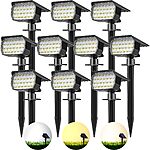 Prime Members: 10-Pack Nacinic Outdoor Waterproof IP65 Solar Powered Pathway Spotlights w/ 52 LEDs, 600 Lumens $55.97 ($5.60/ea) + Free S/H